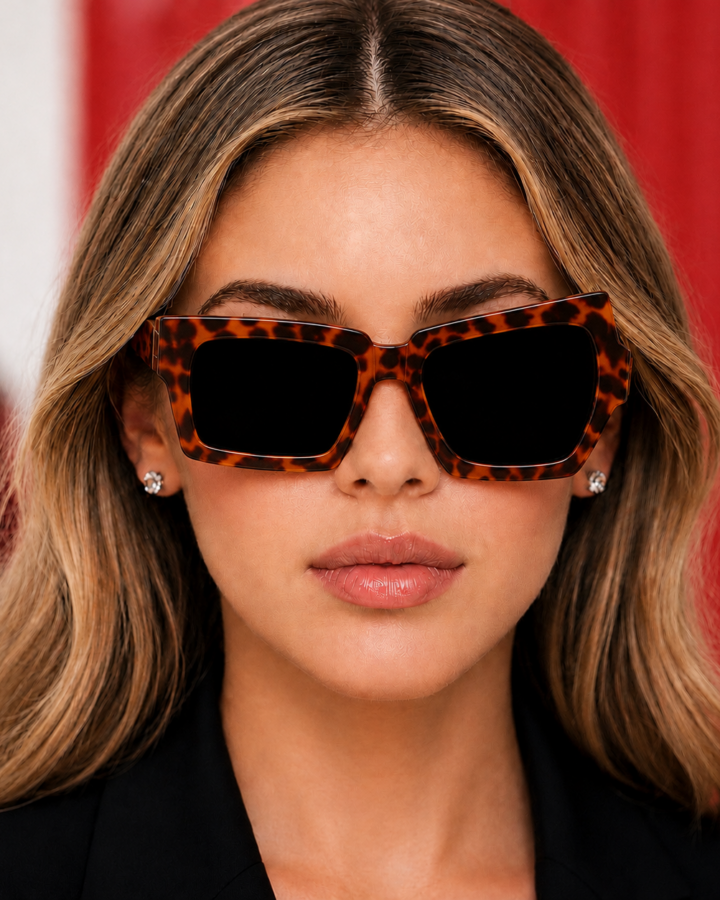 Distorted Sunglass Brown Tortoise